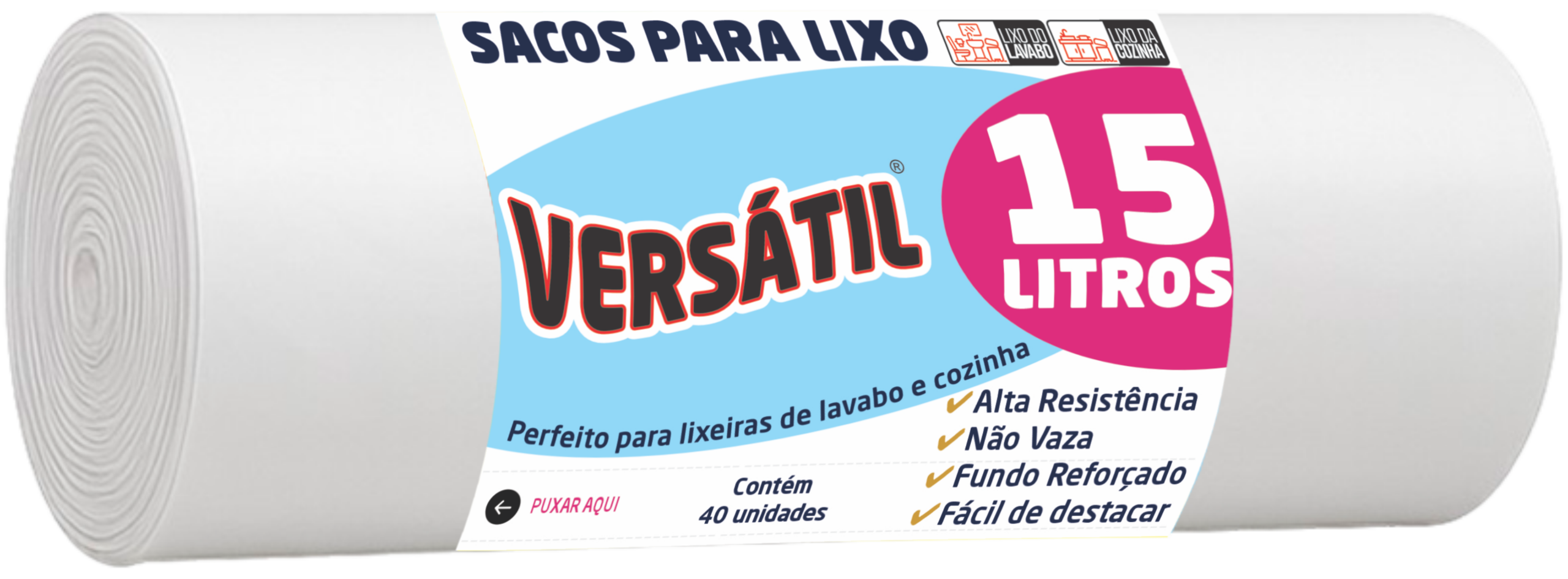 Versátil Rolo Branco